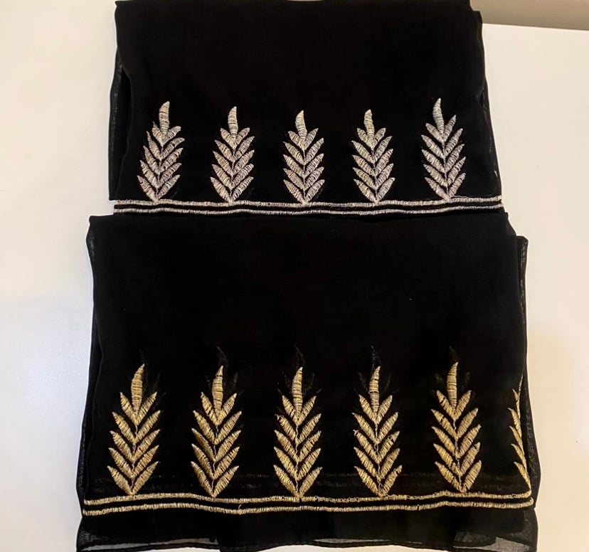طرحة ريم ليزر لون اسود