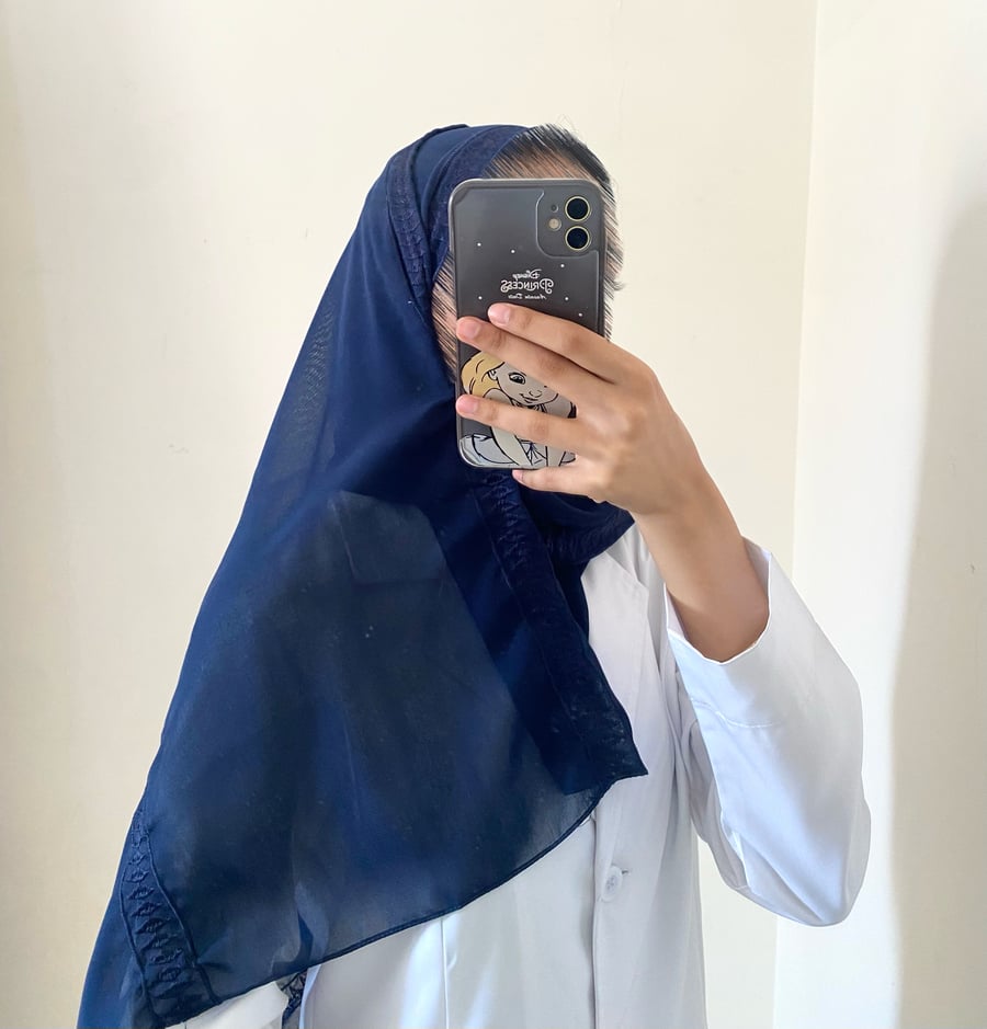 طرحة حلم ليزر لون كحلي