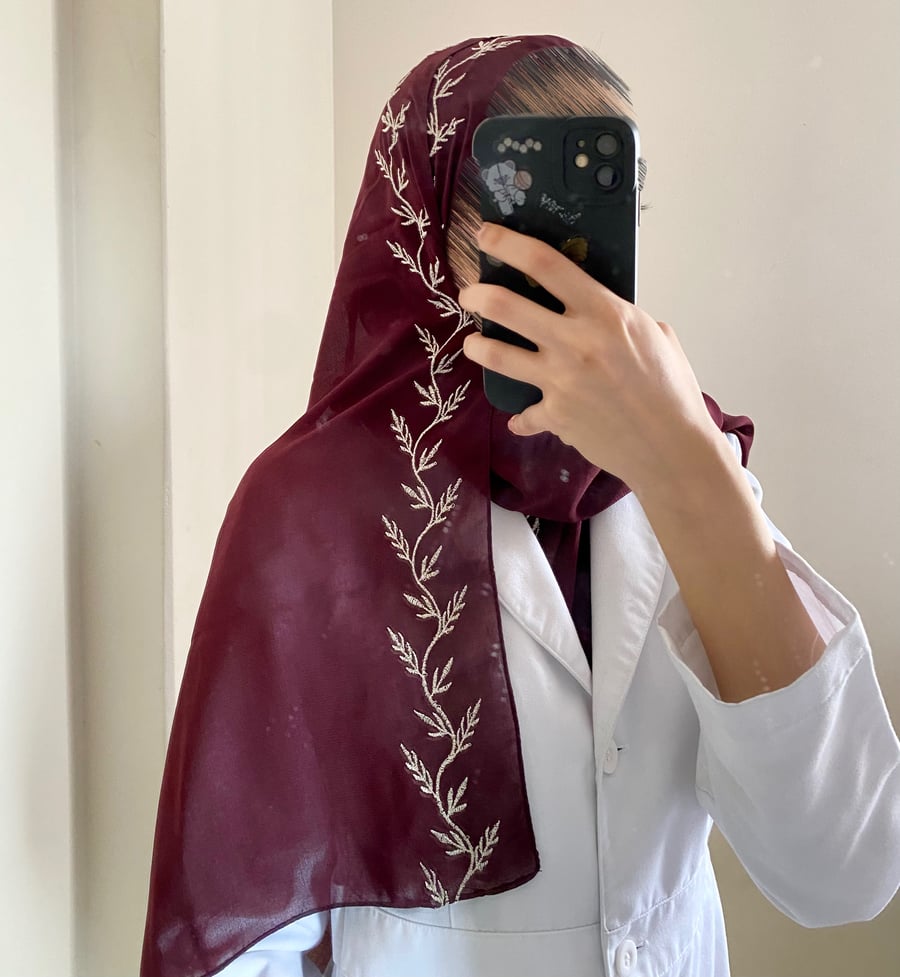 طرحة امنية ليزر لون عودي