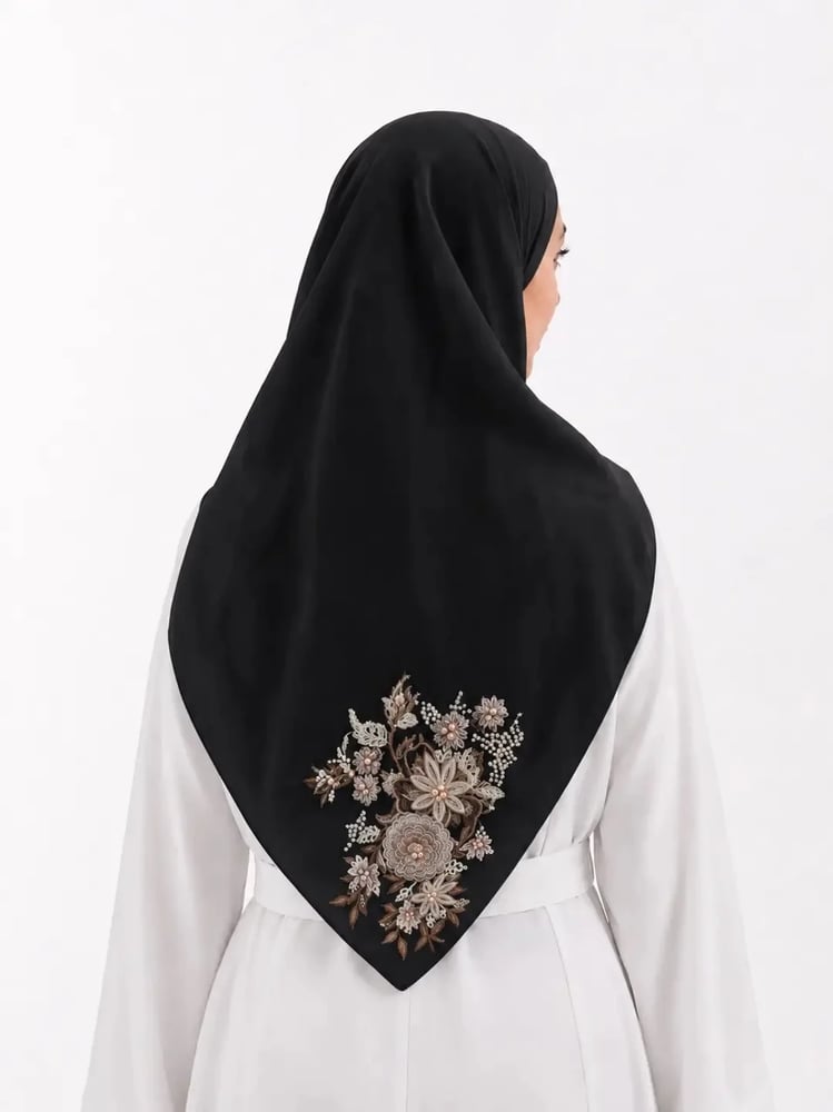 طرحة رفيف ليزر لون اسود