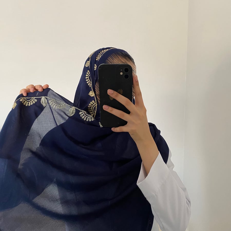 طرحة لمار ليزر لون كحلي