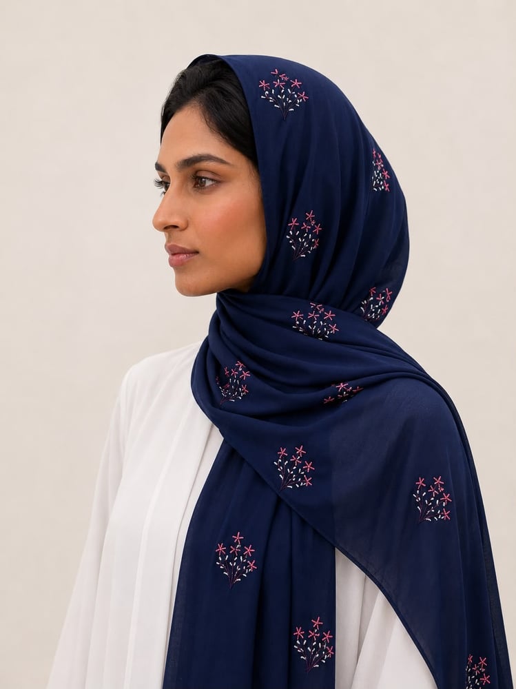 طرحة رشا ليزر لون كحلي