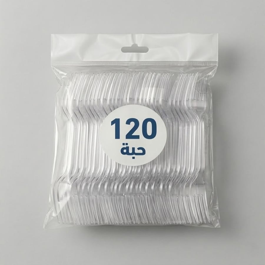 Large transparent plastic thorns 120 pieces