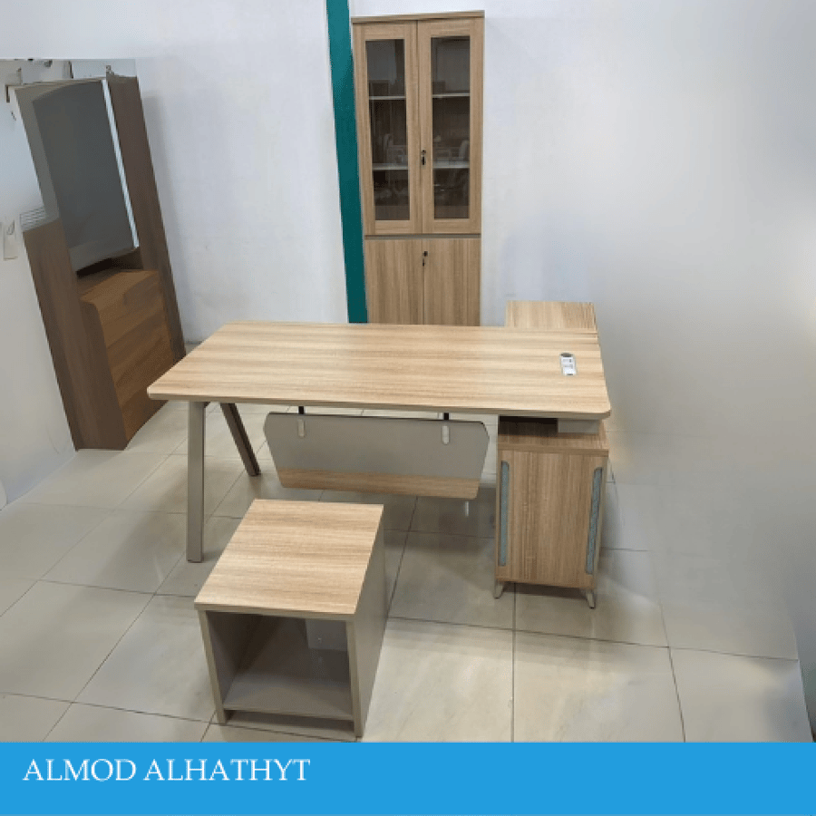 طقم مكتب مع سكرتاريه 160و180سم