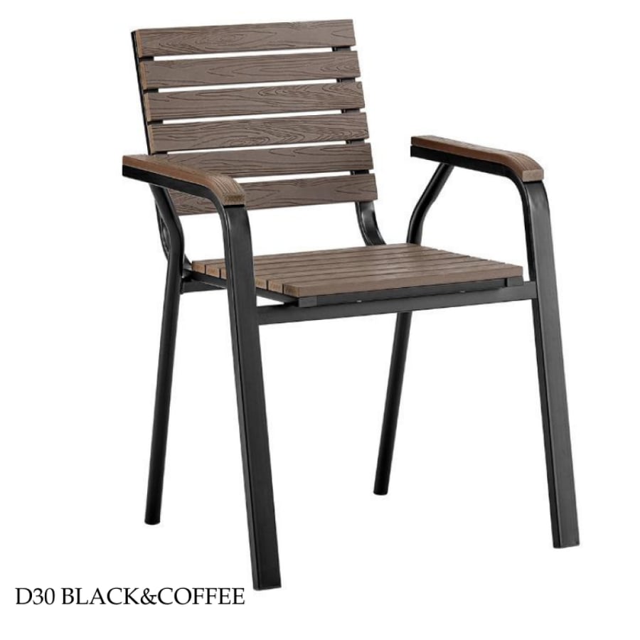 كرسي كافيه خارجي متعدد الألوان