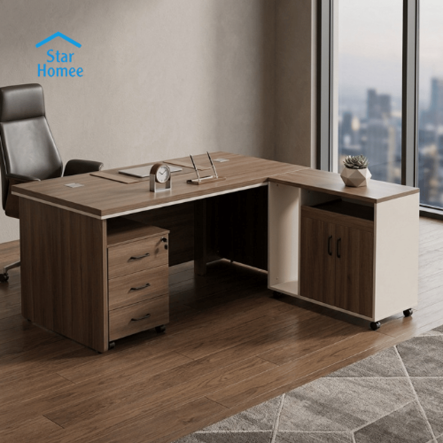 طقم مكتب مع سكرتارية 180سم