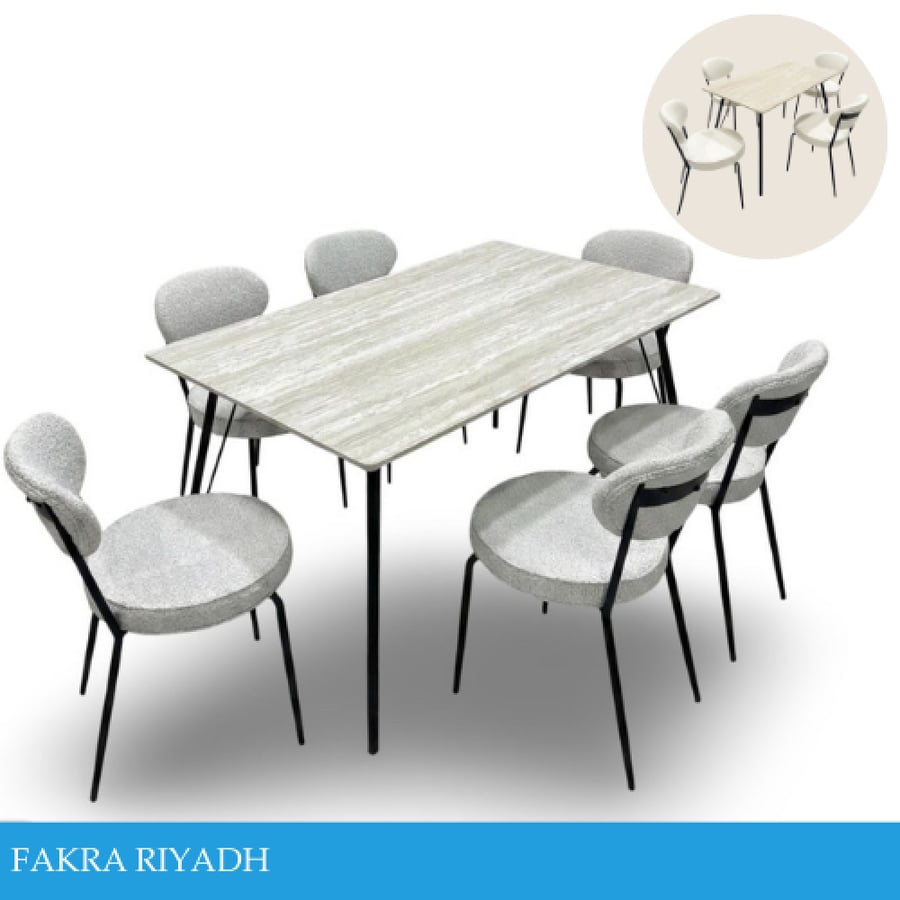 طقم طاولة طعام خشب
