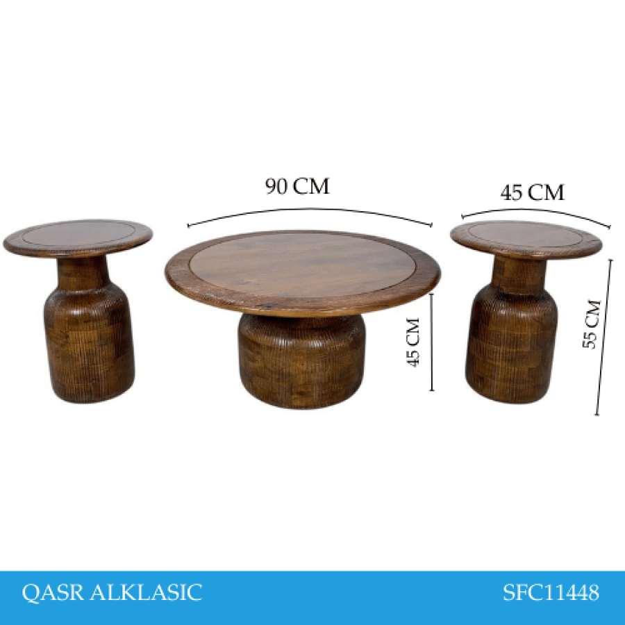 طاولات وسط خشب هندي