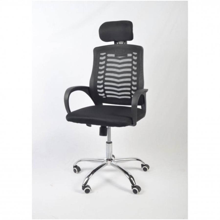 black mesh office chair