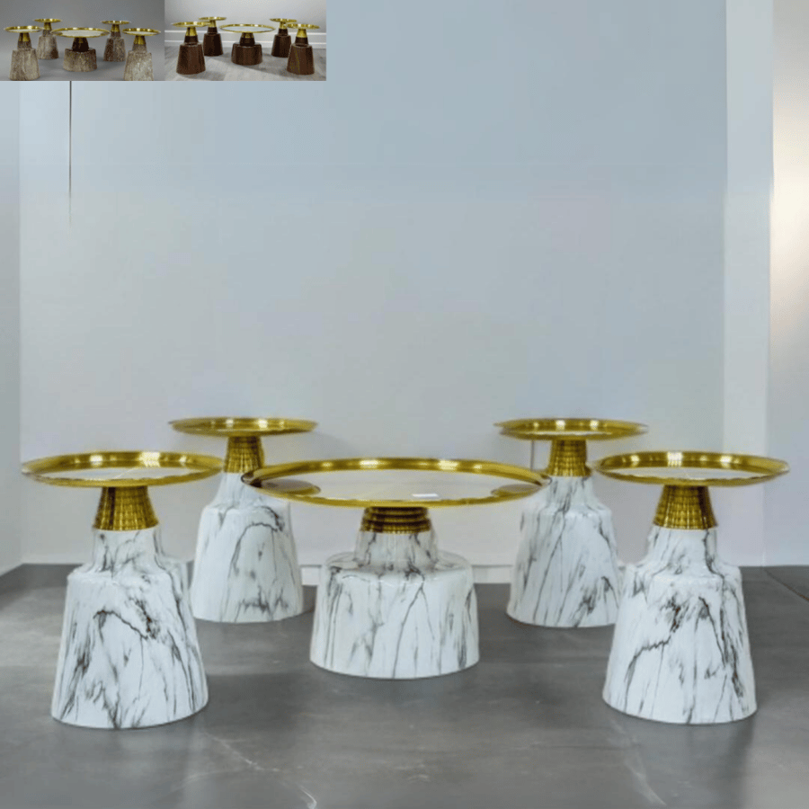 Luxury service table set in several colors