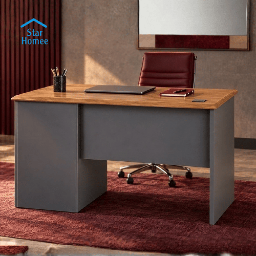 مكتب 120سم مع أدراج تصميم حديث