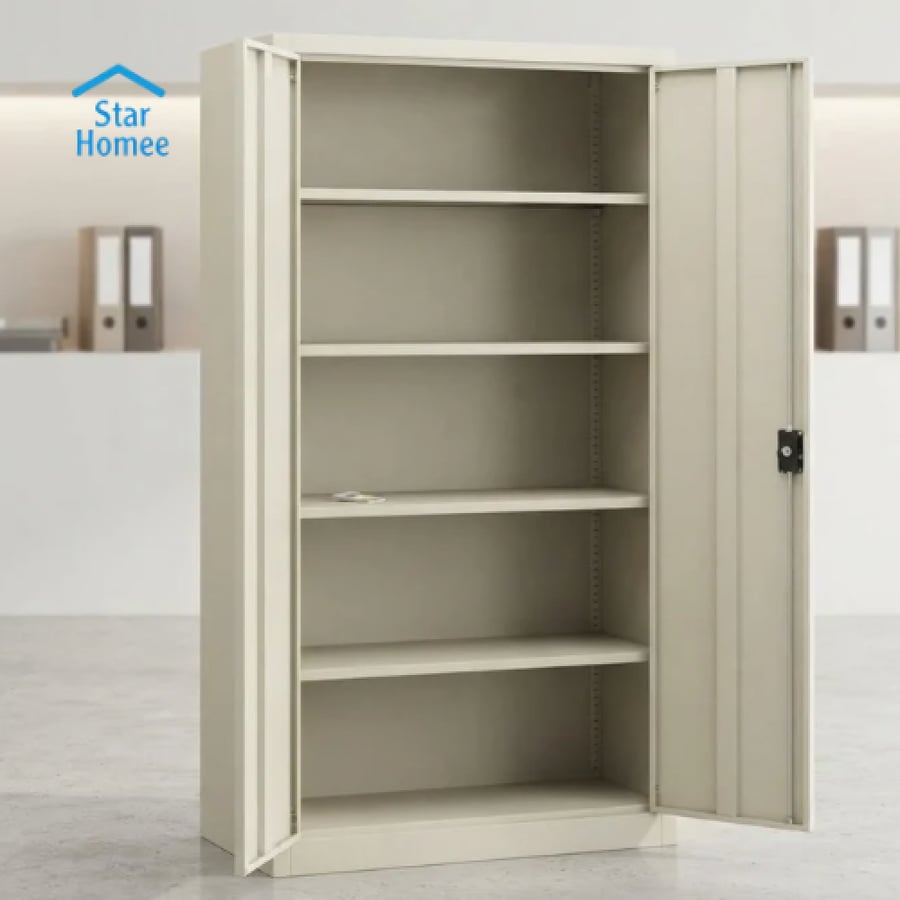 دولاب ملفات حديد بابين تصميم عملي