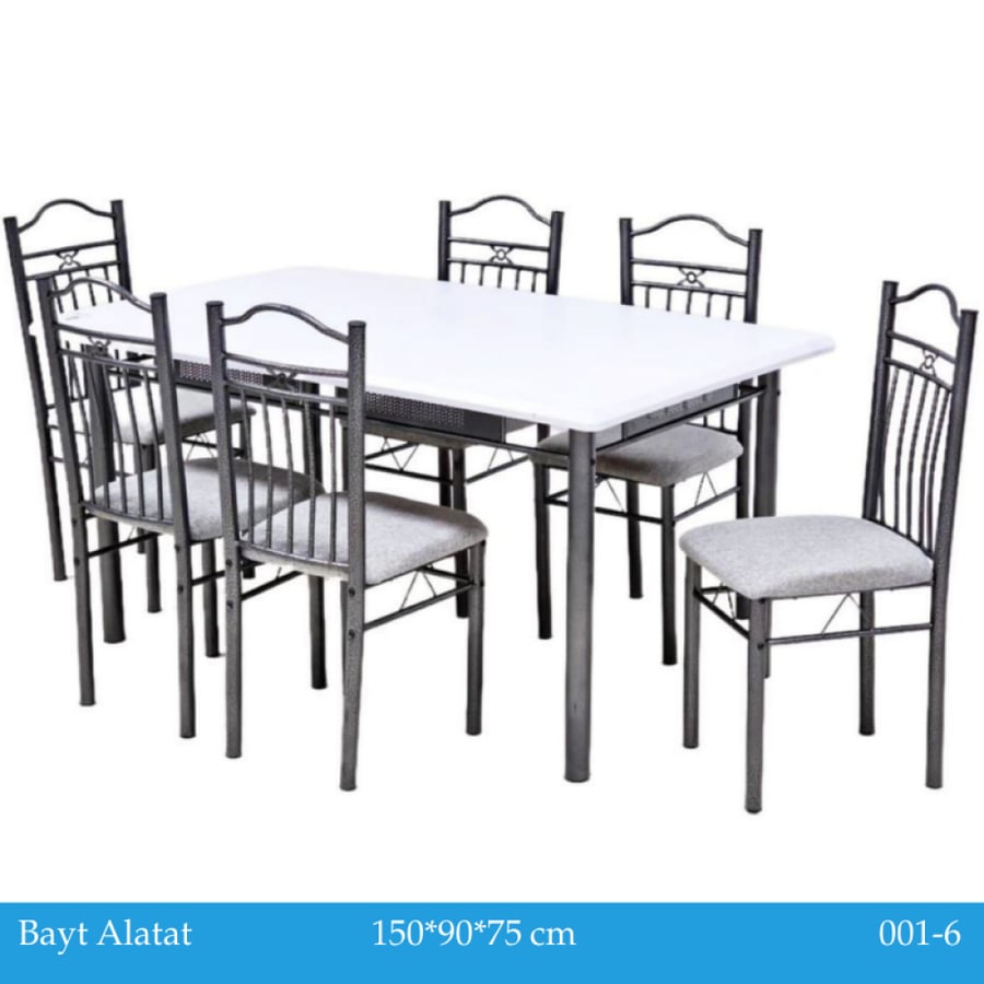 طقم-طاولات-طعام-كراسي-عدة-الوان