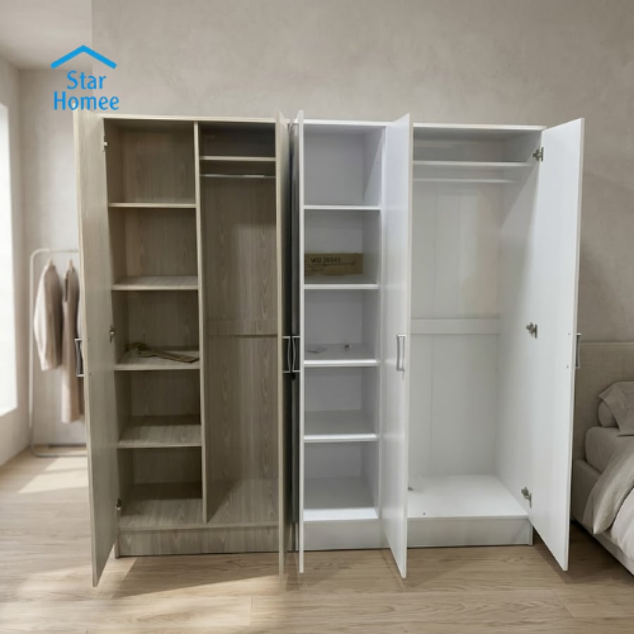 دولاب ملابس 2و3درفه ماليزي عدة ألوان