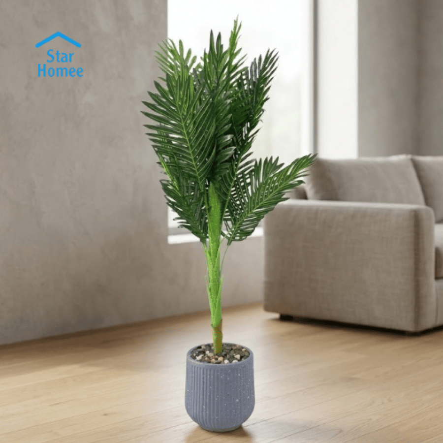نبات نخيل صناعي 135سم عدة ألوان
