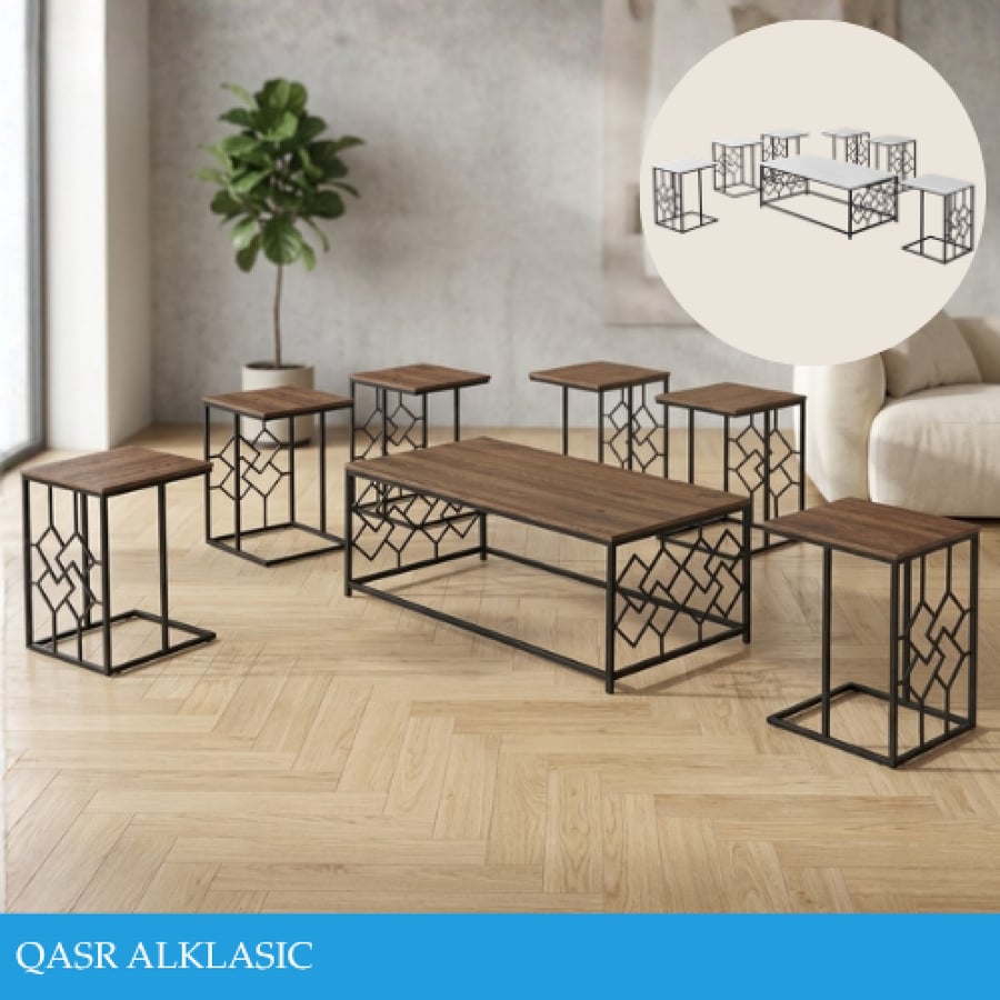 طقم طاولات خدمة عدة ألوان