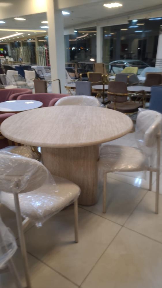 طقم طاولة طعام 4و6 كراسي عدة ألوان