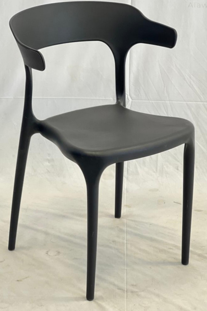 طقم 4 كراسي لون أسود