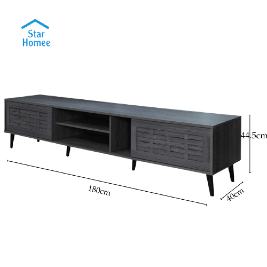 Plasma table 180 x 200 cm gray