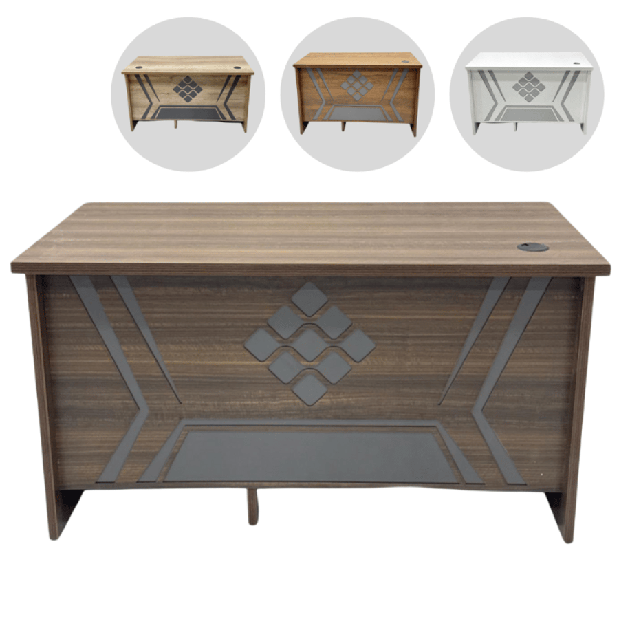 Desk with drawers 100, 120 and 140 cm in several colors