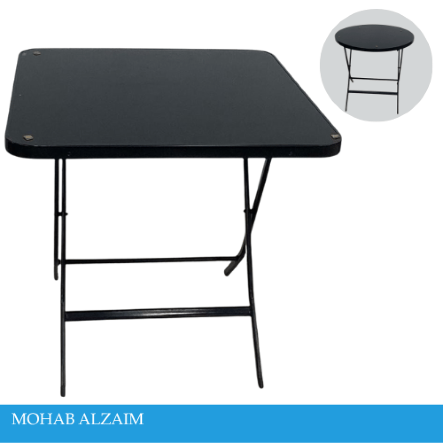 طاولة طعام زجاجية 80 سم
