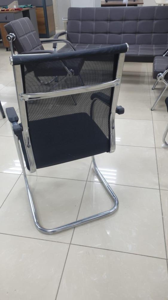 طقم 4 كراسي مكتب أسود