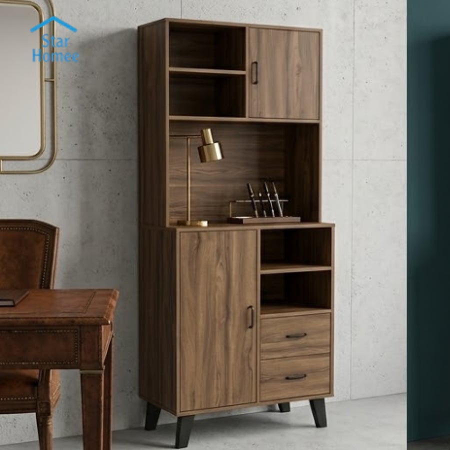 دولاب بوفيه بتصميم راقي عدة الوان