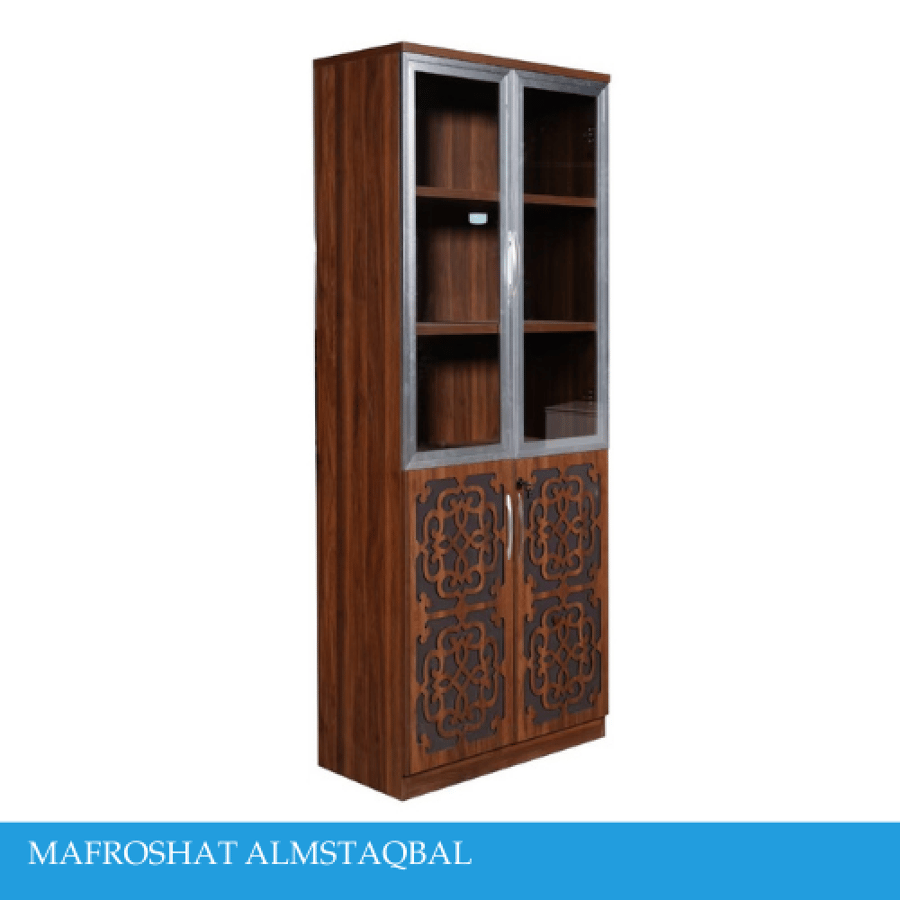 دولاب مكتب بابين