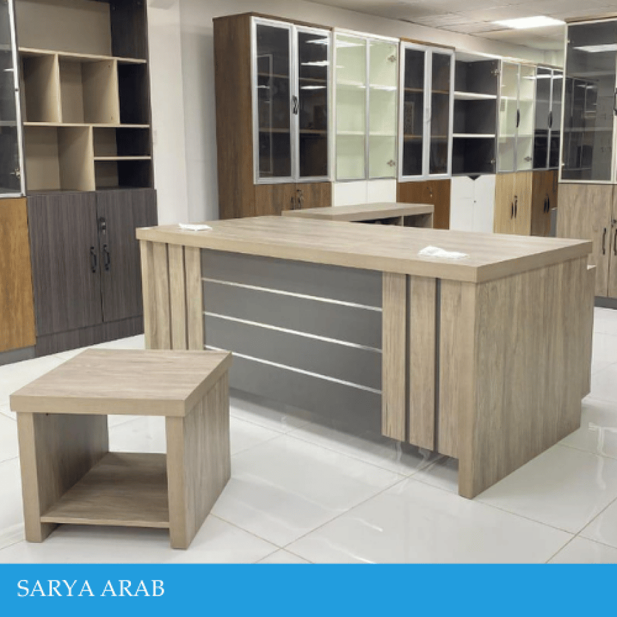 مكتب مع سكرتارية عدة مقاسات