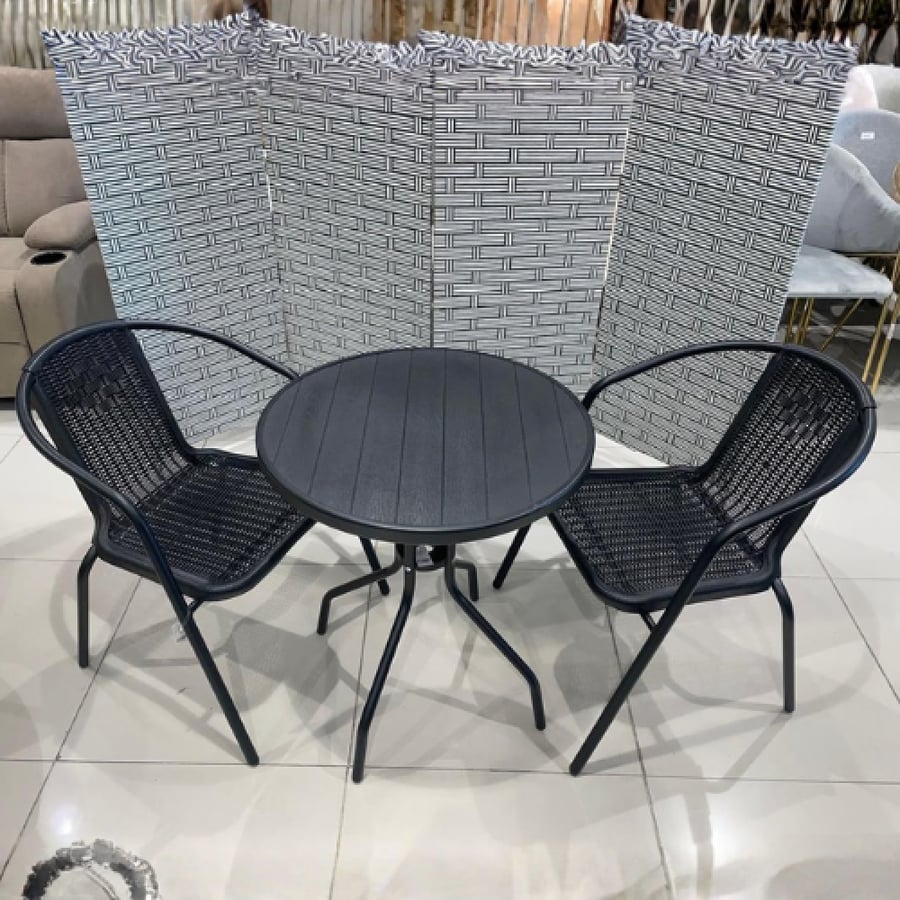 طقم طاولة وكرسيين عدة ألوان