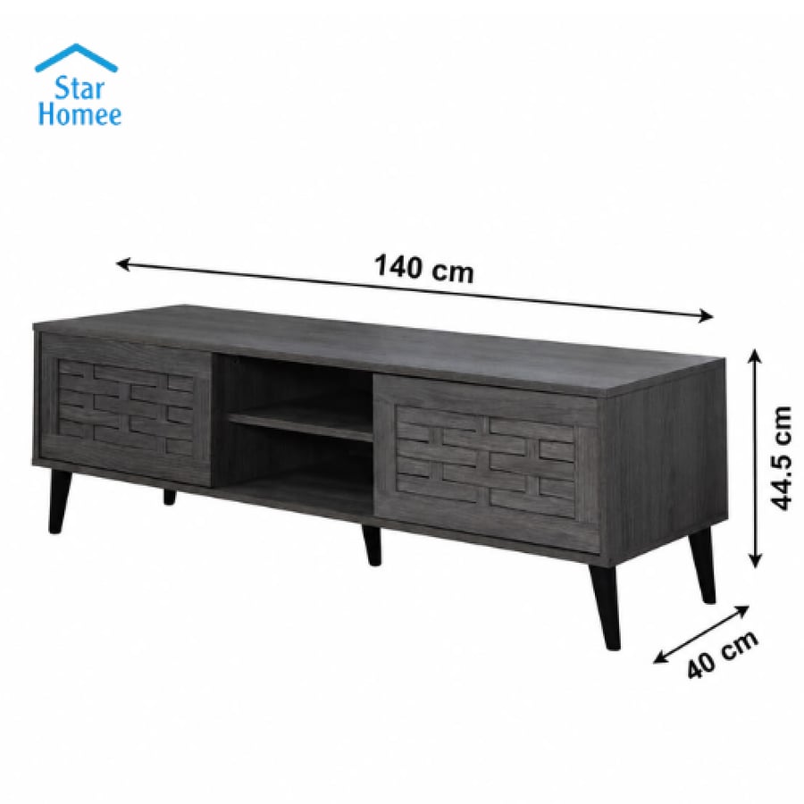 Plasma table 180 x 200 cm gray