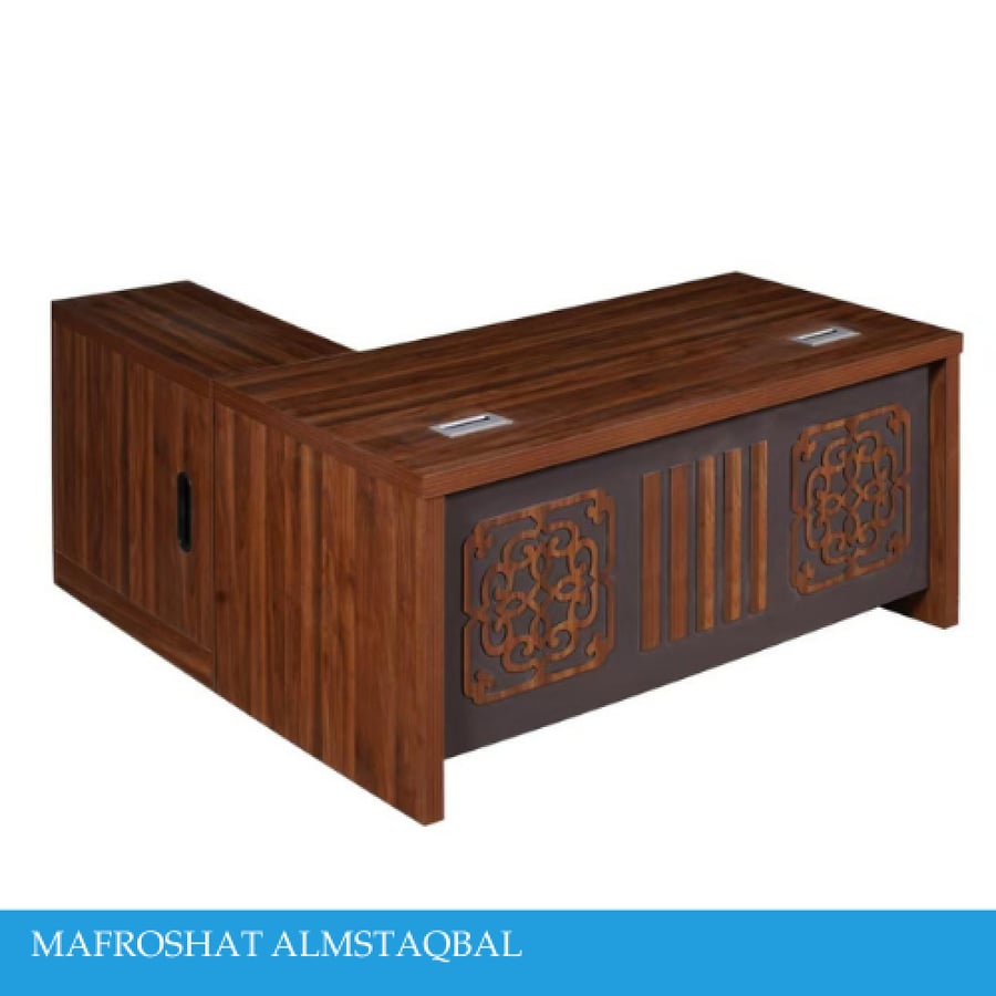 طقم مكاتب مع سكرتاريه عدة مقاسات
