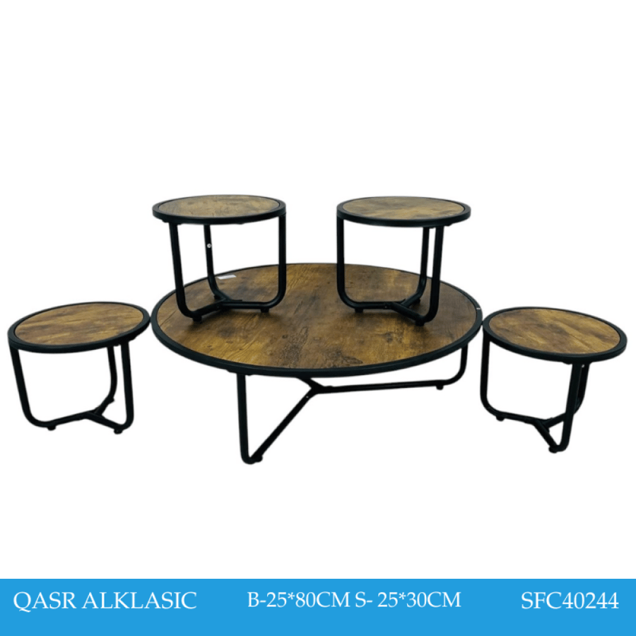 طقم طاولات صالة عدة ألوان