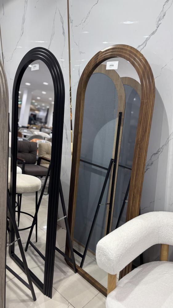 Wooden stand mirrors, various colors, 180cm