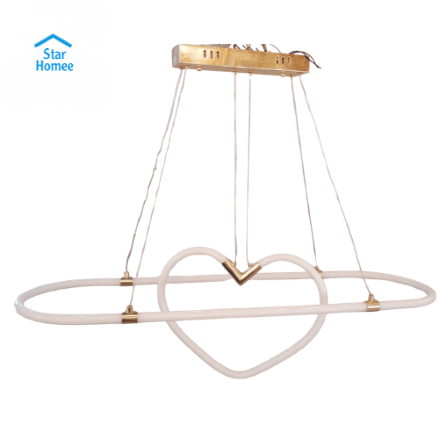 ثريا سقف مودرن قلب LED بتصميم أنيق
