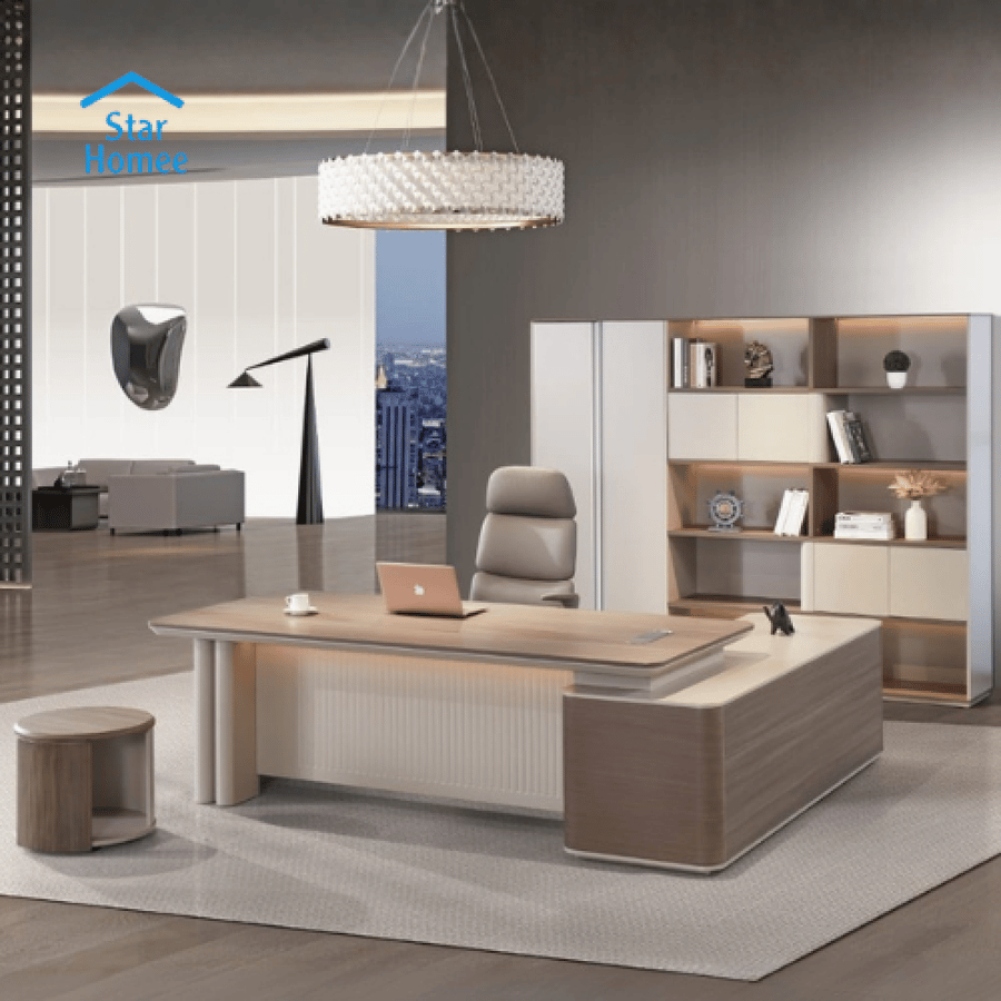 طقم مكتب مدراء 240سم تصميم حديث