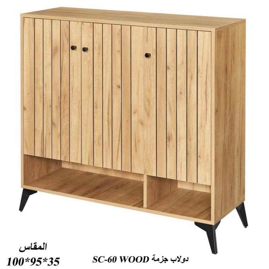 دولاب مقاس 100و120 سم خشبي