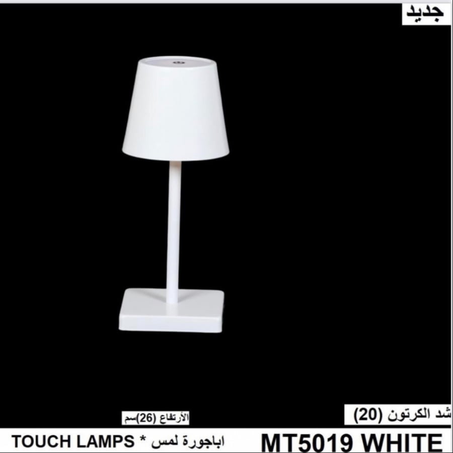 White touch lamp