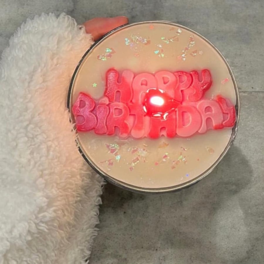 Happy birthday candle