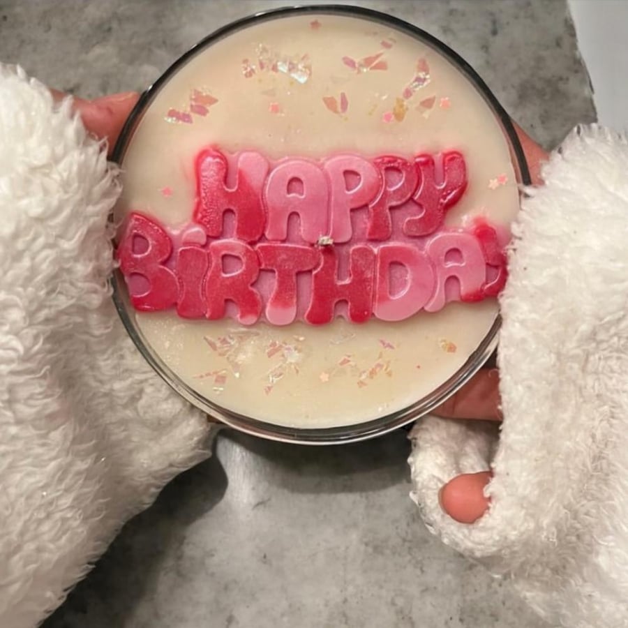 Happy birthday candle