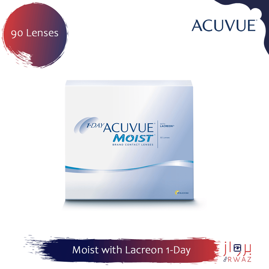 One Day Acuvue Moist 90 Lenses - ون داي اكيوفيو مويست 90 عدسة