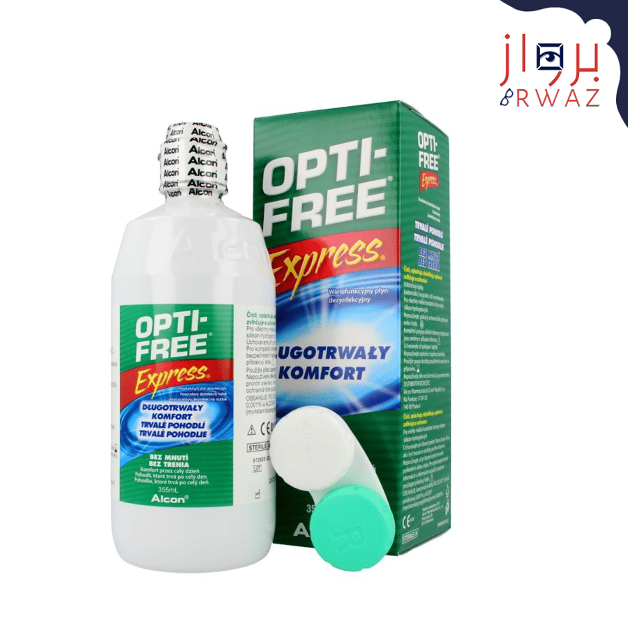 محلول اوبتي فري اكسبرس -  Opti Free Express Solution