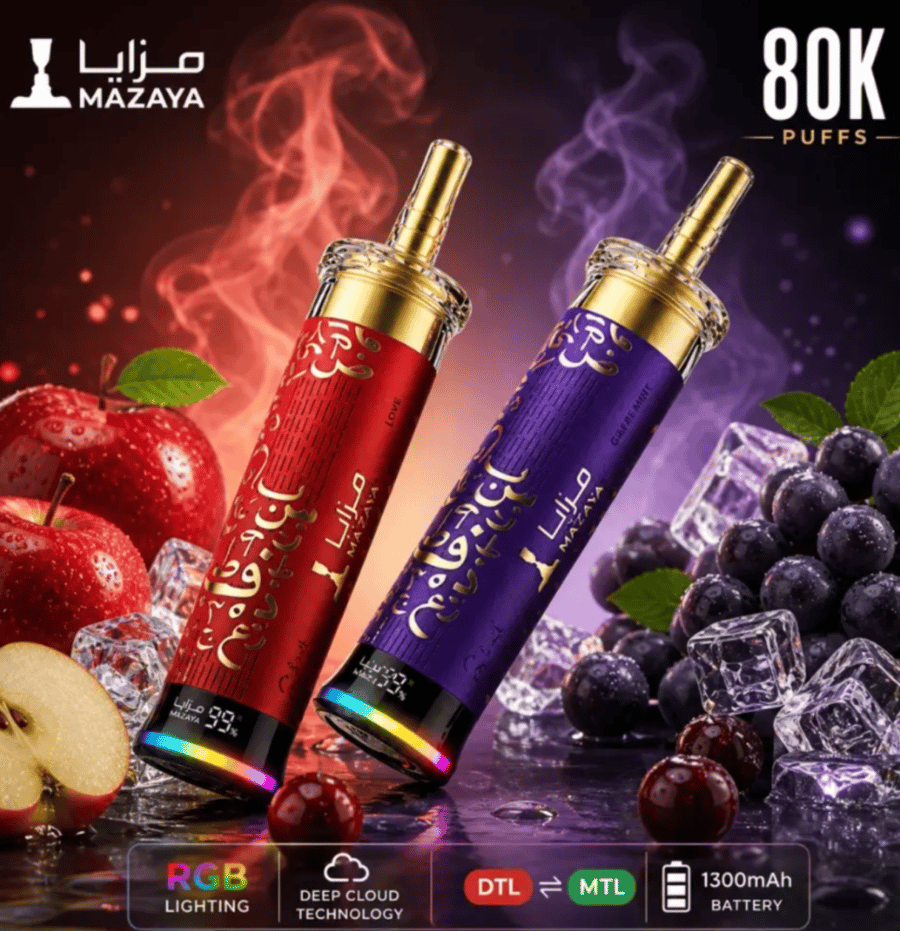شيشة مزايا 80 الف - mazaya 80k puffs