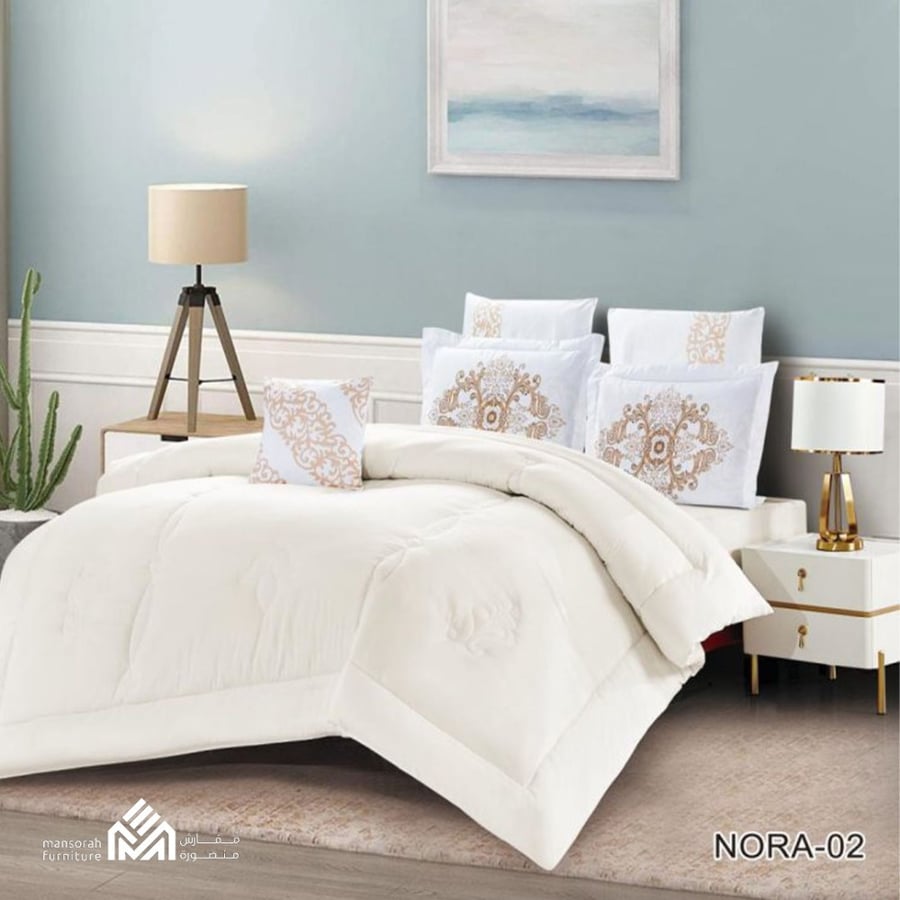 طقم مفرش نورا NORA