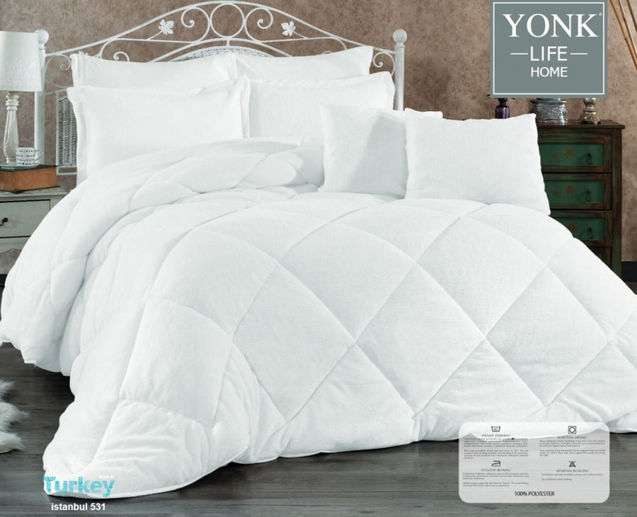 Sofia 100% cotton bed set 8 pieces king size