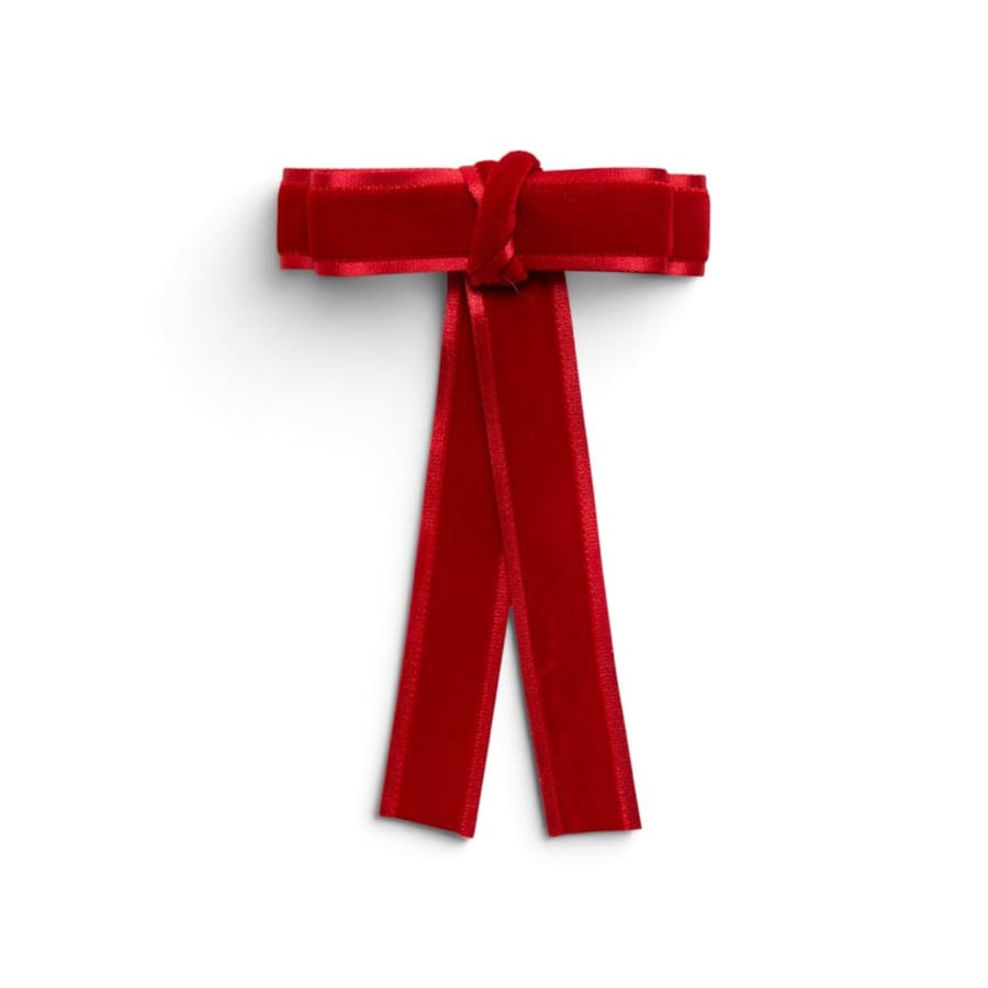 Rojo bow BARRETTE