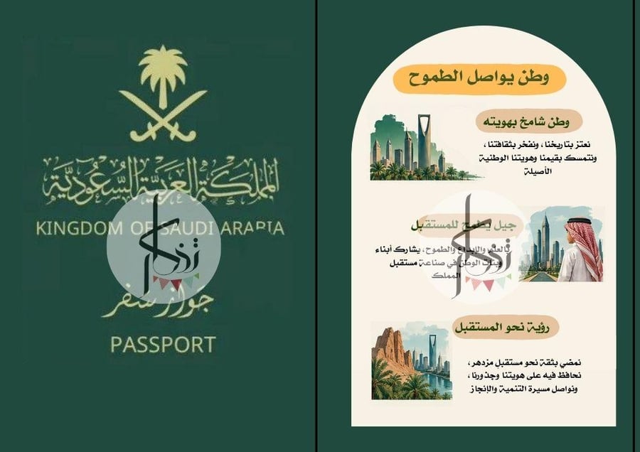مطوية اليوم الوطني
