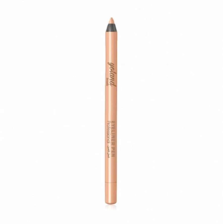 Yolanda Beauty creamy eyeliner pencil beige color