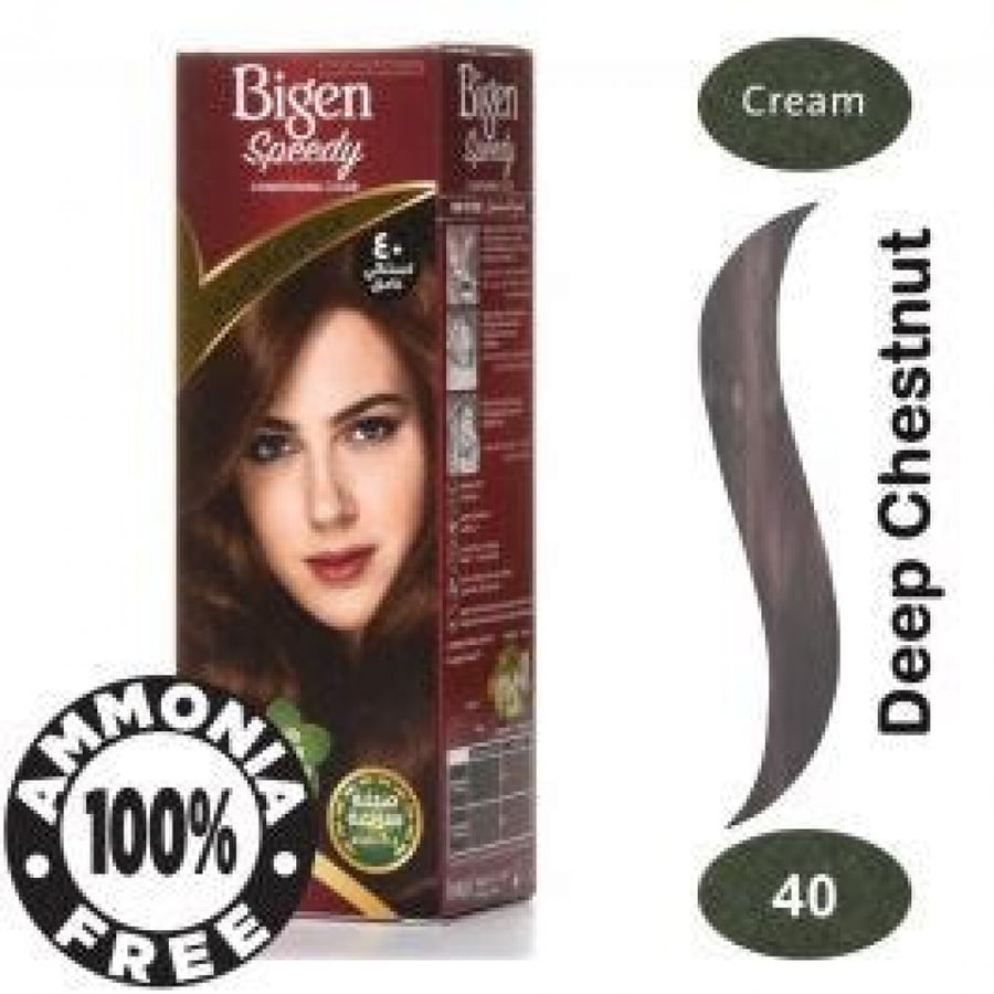 Beige women's hair dye without ammonia dark chestnut