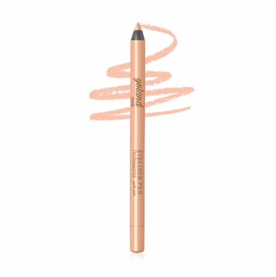 Yolanda Beauty creamy eyeliner pencil beige color